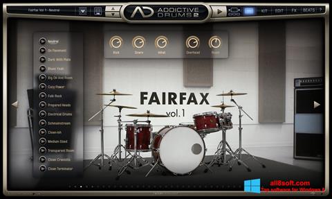 સ્ક્રીનશૉટ Addictive Drums Windows 8