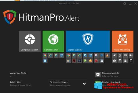 સ્ક્રીનશૉટ HitmanPro Windows 8