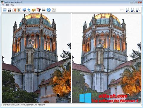 સ્ક્રીનશૉટ FotoSketcher Windows 8