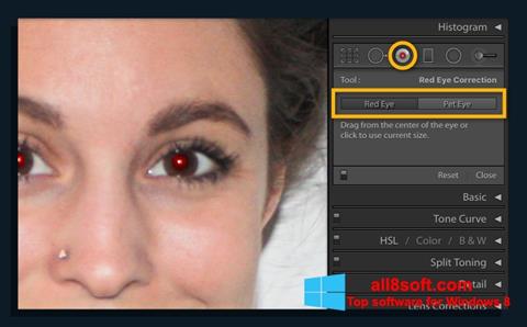 સ્ક્રીનશૉટ Red Eye Remover Windows 8