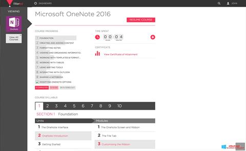 સ્ક્રીનશૉટ Microsoft OneNote Windows 8