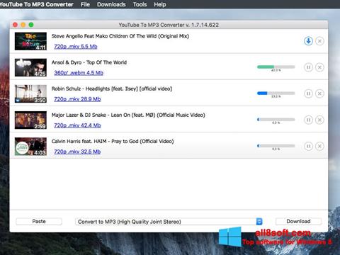 સ્ક્રીનશૉટ Free YouTube to MP3 Converter Windows 8