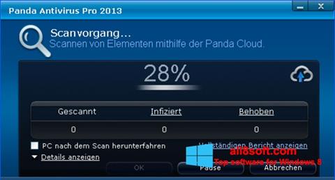 સ્ક્રીનશૉટ Panda Antivirus Pro Windows 8