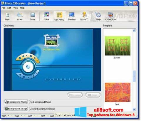 સ્ક્રીનશૉટ DVD Maker Windows 8
