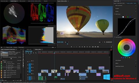 સ્ક્રીનશૉટ Adobe Premiere Pro Windows 8