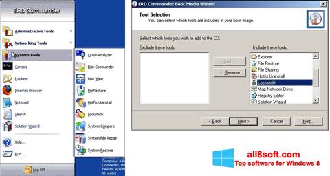 સ્ક્રીનશૉટ ERD Commander Windows 8