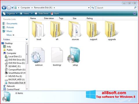 સ્ક્રીનશૉટ Windows 7 USB DVD Download Tool Windows 8