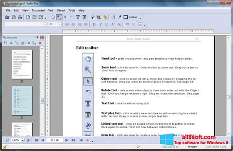 સ્ક્રીનશૉટ Infix PDF Editor Windows 8