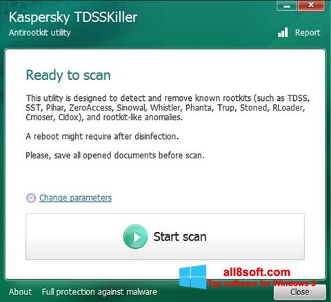 સ્ક્રીનશૉટ Kaspersky TDSSKiller Windows 8