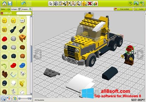 સ્ક્રીનશૉટ LEGO Digital Designer Windows 8