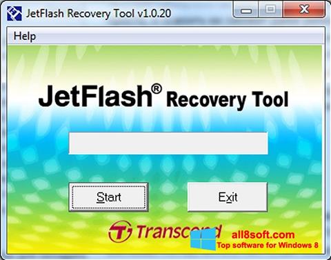 સ્ક્રીનશૉટ JetFlash Recovery Tool Windows 8