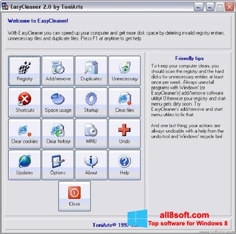 સ્ક્રીનશૉટ EasyCleaner Windows 8