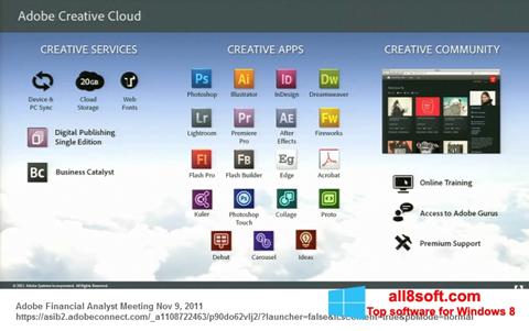 સ્ક્રીનશૉટ Adobe Creative Cloud Windows 8