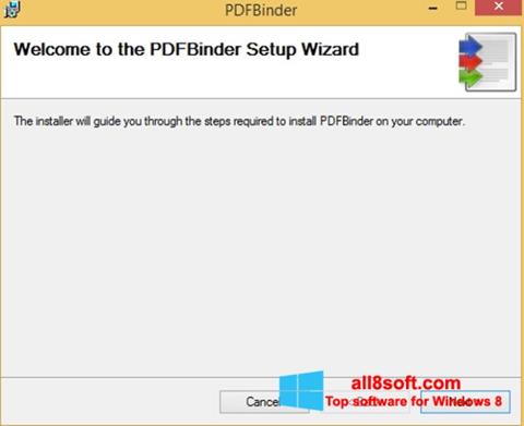 સ્ક્રીનશૉટ PDFBinder Windows 8