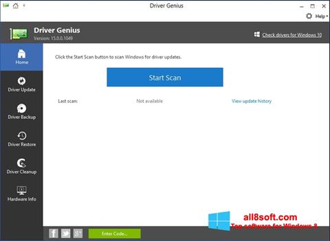 સ્ક્રીનશૉટ DriverScanner Windows 8