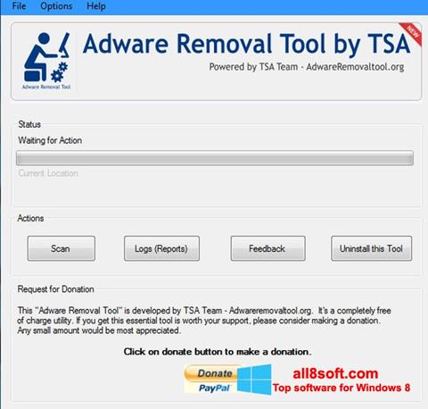 સ્ક્રીનશૉટ Adware Removal Tool Windows 8